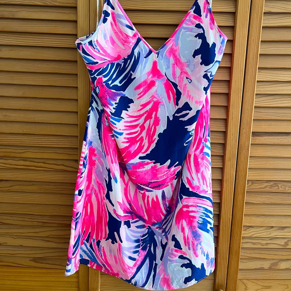 Lilly Pulitzer Strappy Silk Slip Dress